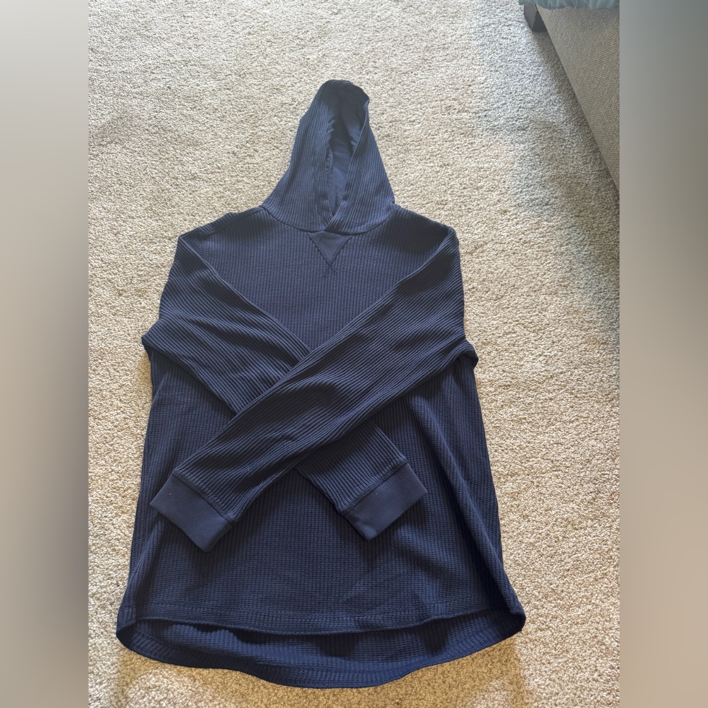 GAP Dark Blue Textured Hoodie